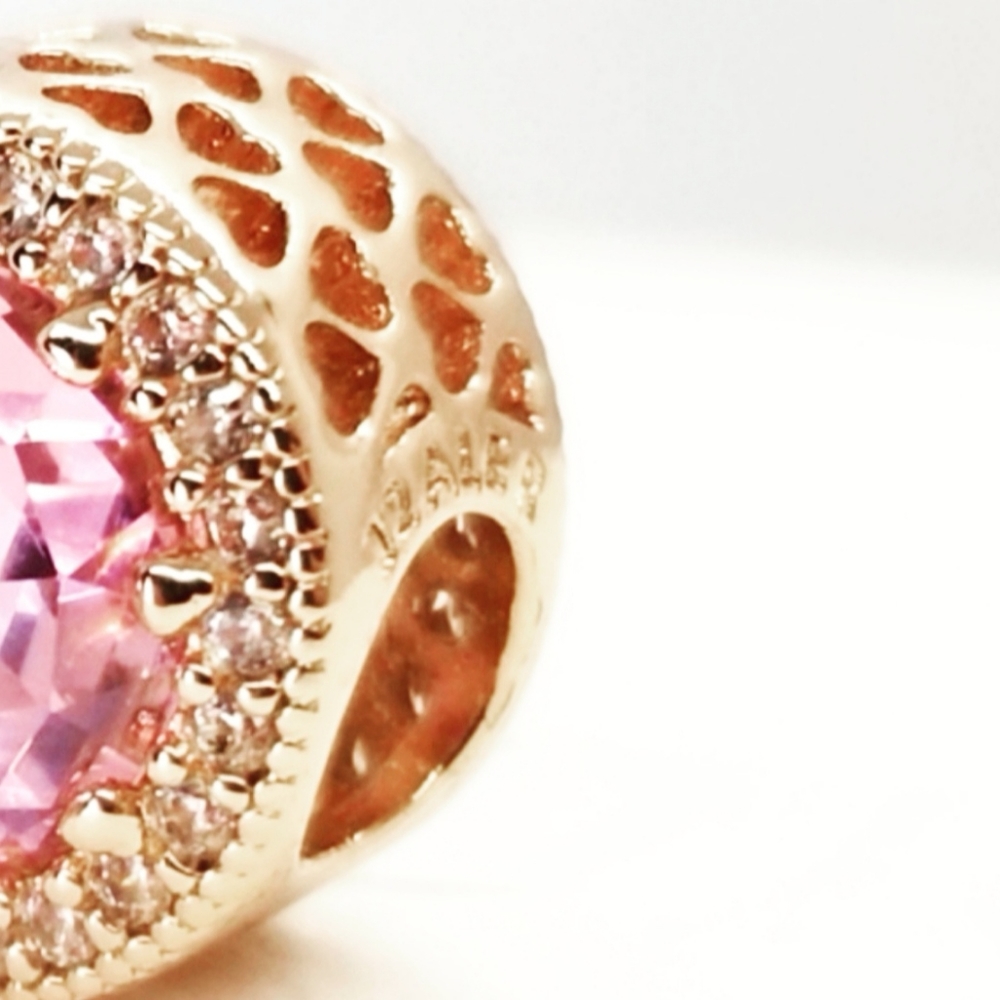 BRAND NEW Pandora charm rosegold Radiant heart #781725 NPB - Picture 6 of 10